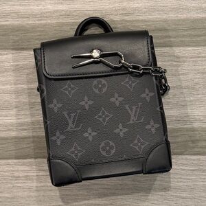 Louis Vuitton Nano Steamer Monogram Black Eclipse Bag LV M82774